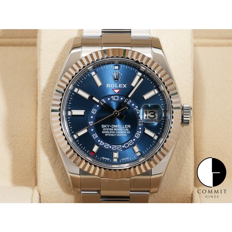 ロレックス スカイドゥエラー Ref.326934 SS/WG ブルー文字盤 オイスターブレスレット | スカイドゥエラー
