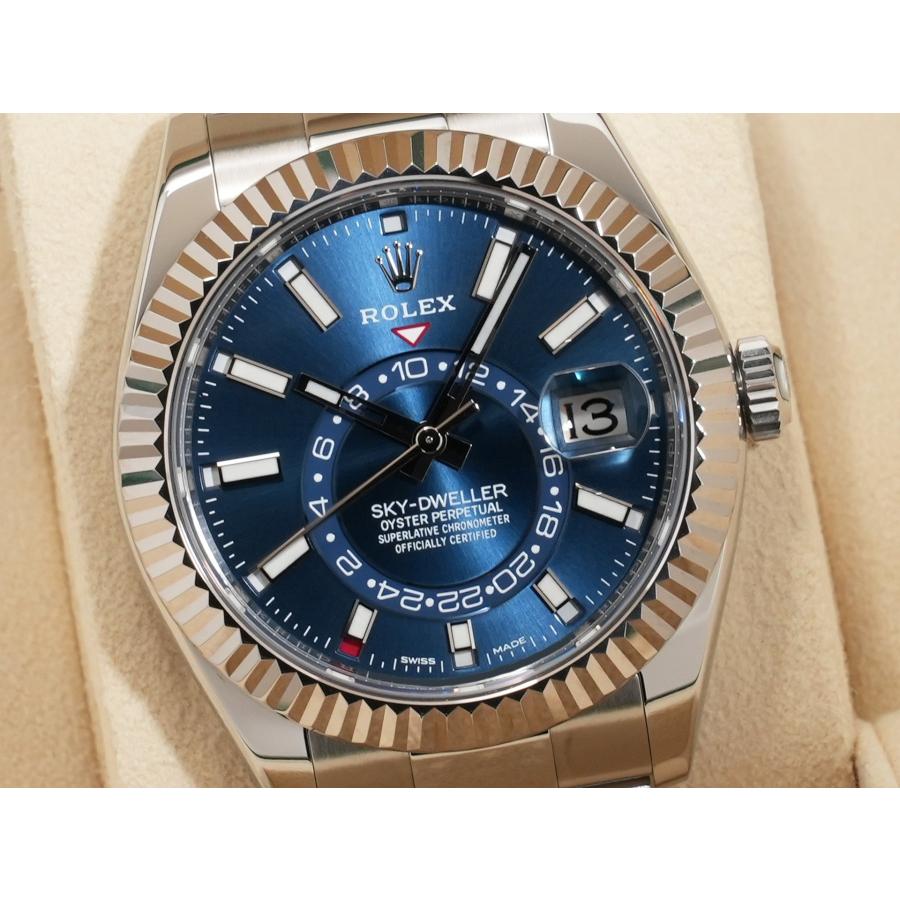 ロレックス スカイドゥエラー Ref.326934 SS/WG ブルー文字盤 オイスターブレスレット | スカイドゥエラー | 02