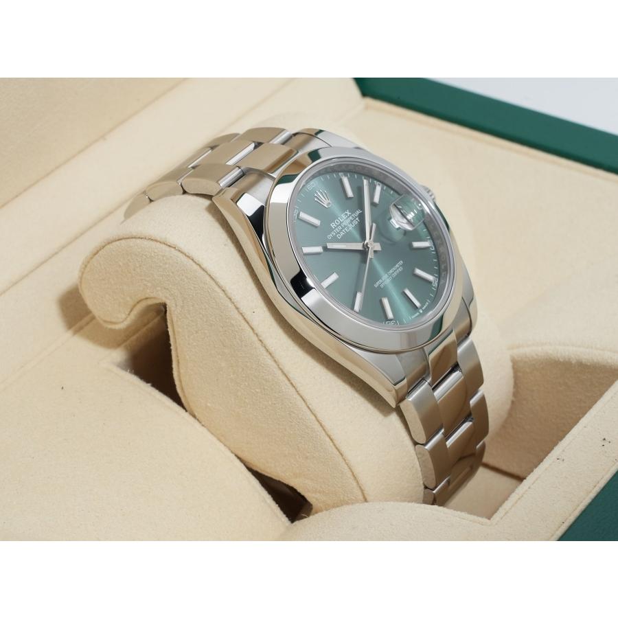 ロレックス デイトジャスト41 Ref.126300 ステンレススチール ミントグリーン文字盤 オイスターブレスレット | デイトジャスト | 04