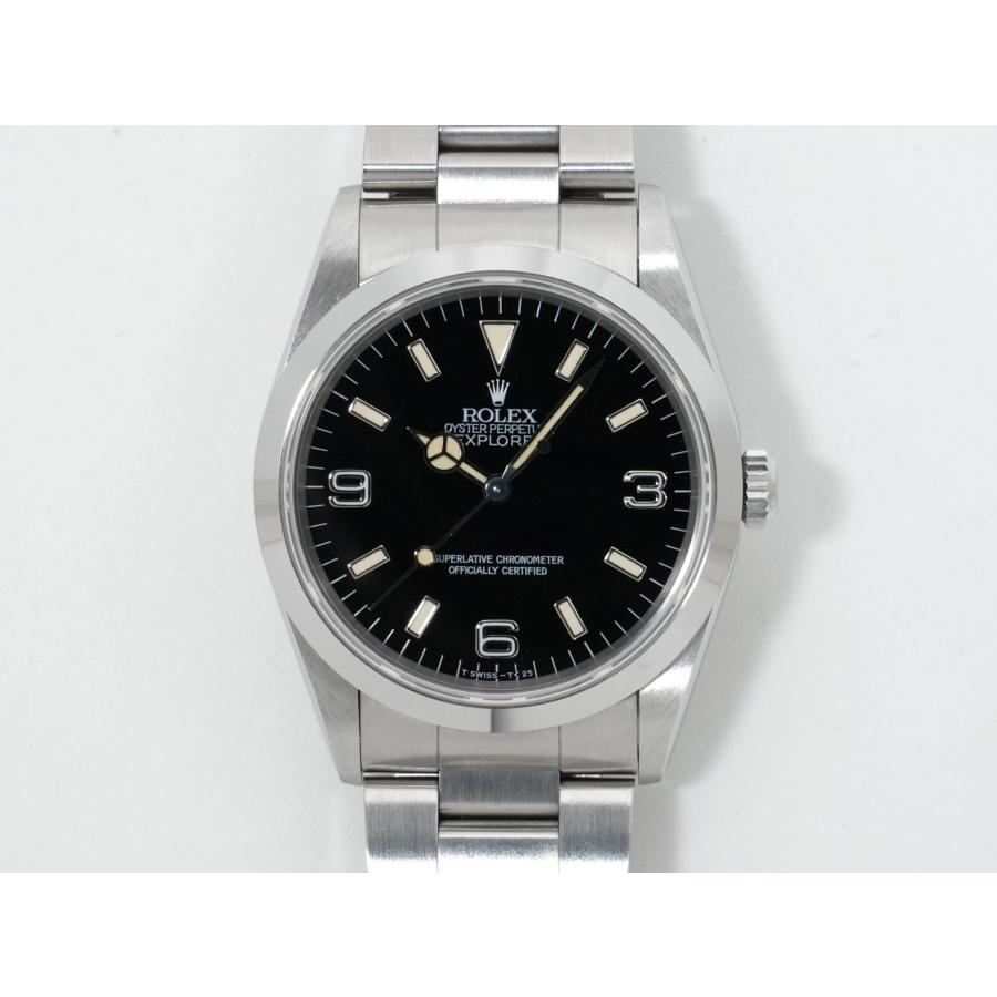 ロレックス エクスプローラーI Ref.14270 ステンレススチール ブラック文字盤 オイスターブレスレット | エクスプローラー（ROLEX） | 01