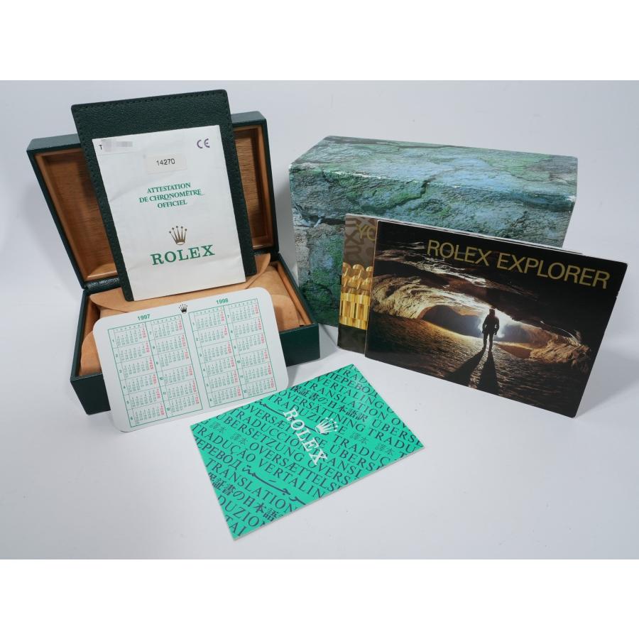 ロレックス エクスプローラーI Ref.14270 ステンレススチール ブラック文字盤 オイスターブレスレット | エクスプローラー（ROLEX） | 09