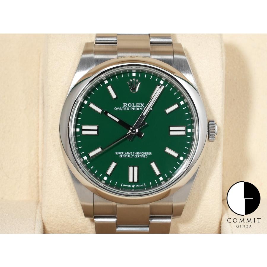 ロレックス オイスターパーペチュアル41 Ref.124300 SS グリーン文字盤 | オイスター パーペチュアル