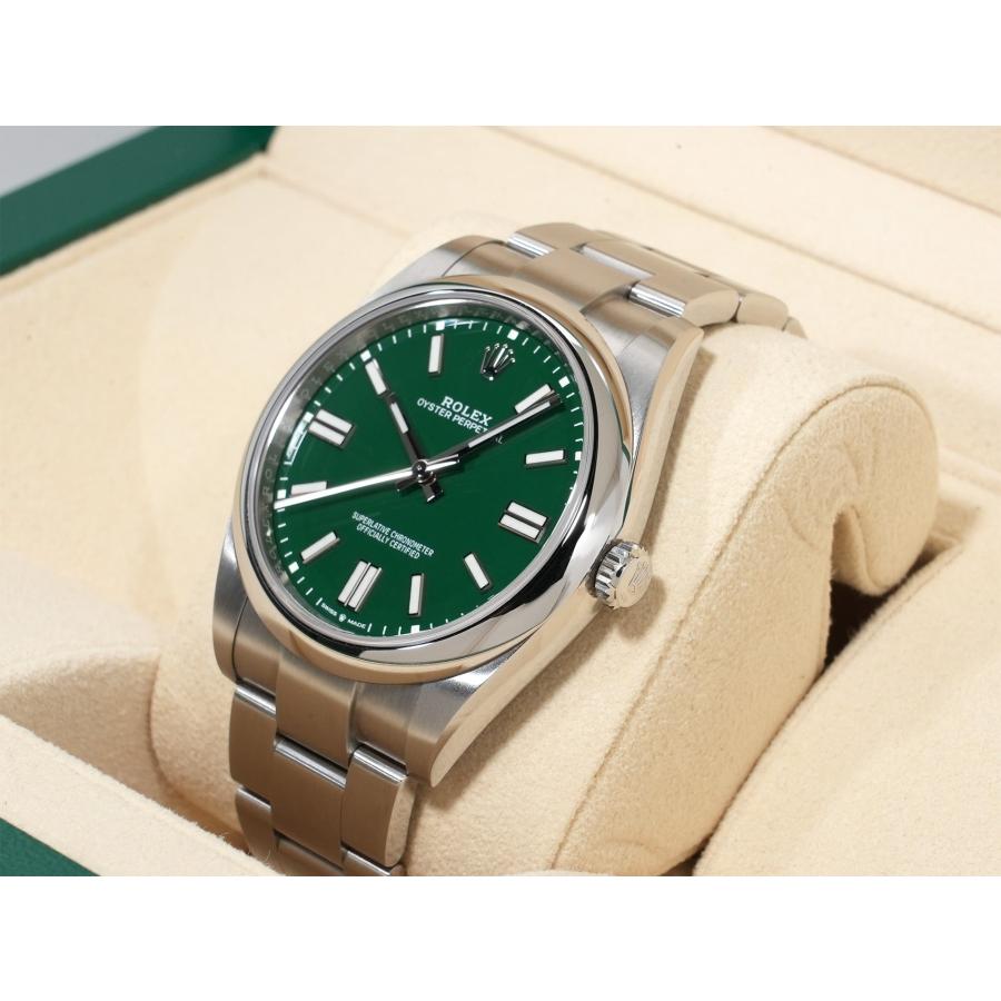 ロレックス オイスターパーペチュアル41 Ref.124300 SS グリーン文字盤 | オイスター パーペチュアル | 03