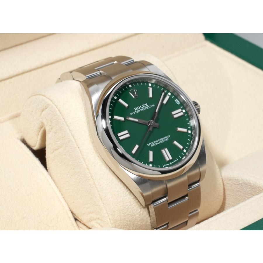 ロレックス オイスターパーペチュアル41 Ref.124300 SS グリーン文字盤 | オイスター パーペチュアル | 04