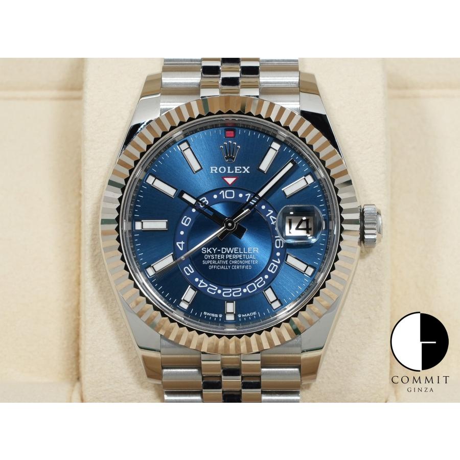 ロレックス スカイドゥエラー Ref.336934 ステンレススチール/ホワイトゴールド ブルー文字盤 ジュビリーブレスレット | スカイドゥエラー