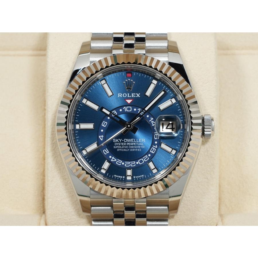 ロレックス スカイドゥエラー Ref.336934 ステンレススチール/ホワイトゴールド ブルー文字盤 ジュビリーブレスレット | スカイドゥエラー | 01