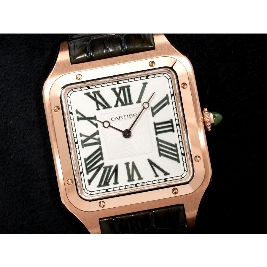 カルティエ サントス デュモン XL Ref.WGSA0083 ピンクゴールド ベージュ文字盤 | Cartier | 02