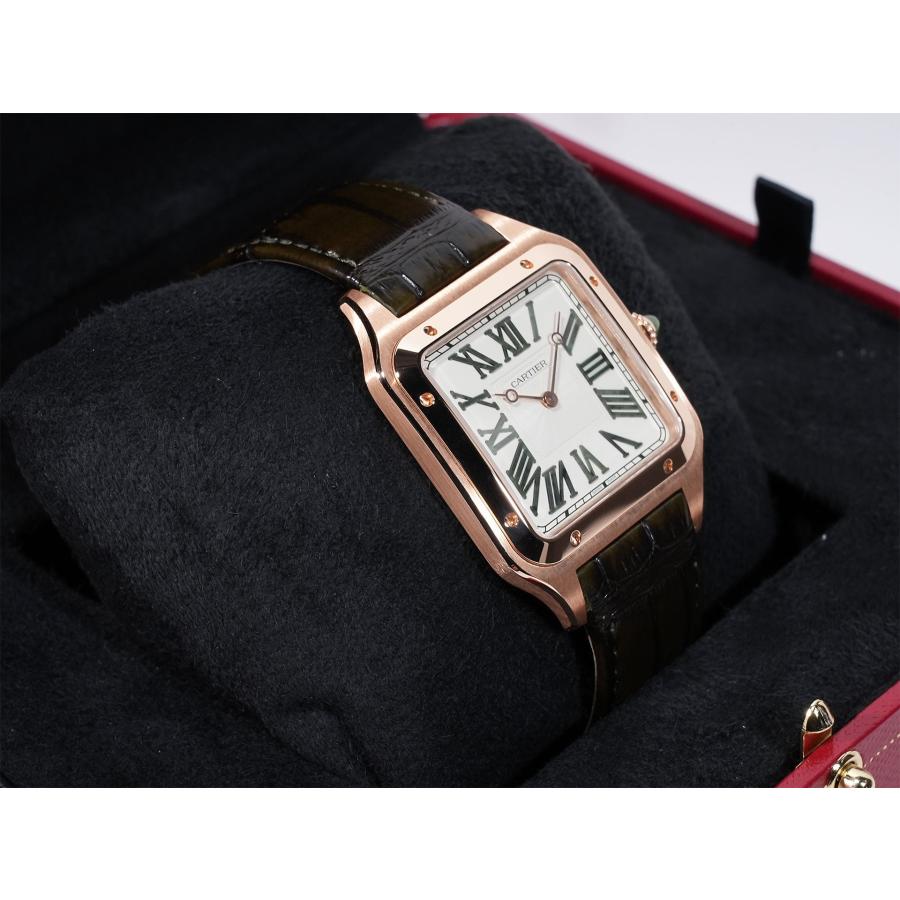 カルティエ サントス デュモン XL Ref.WGSA0083 ピンクゴールド ベージュ文字盤 | Cartier | 04