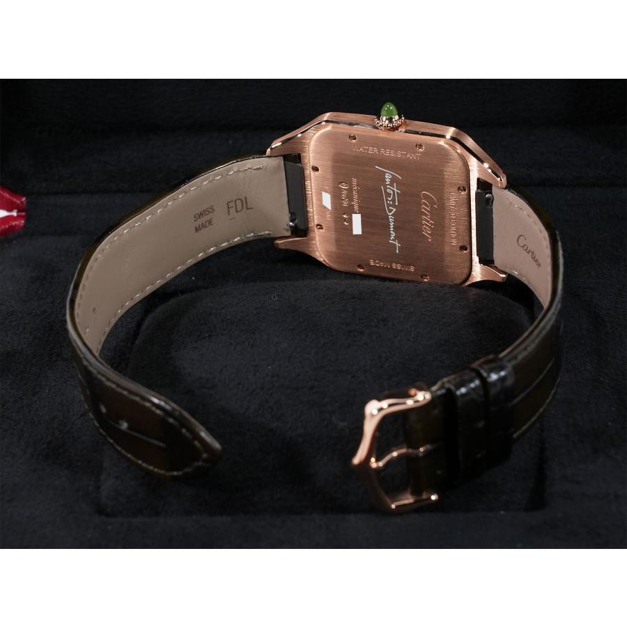 カルティエ サントス デュモン XL Ref.WGSA0083 ピンクゴールド ベージュ文字盤 | Cartier | 06