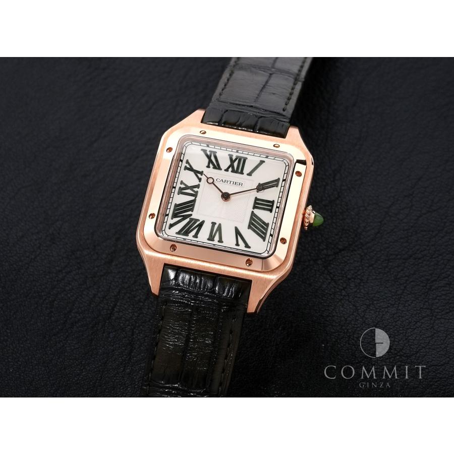 カルティエ サントス デュモン XL Ref.WGSA0083 ピンクゴールド ベージュ文字盤 | Cartier | 08
