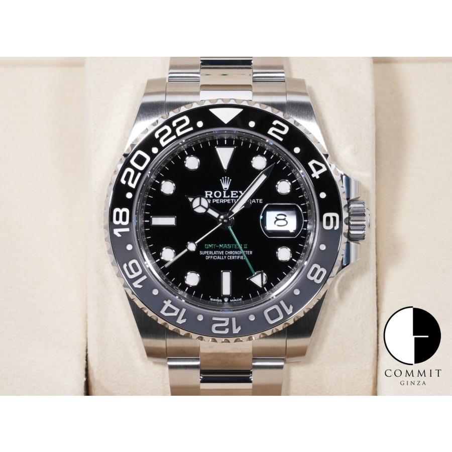 ロレックス GMTマスターII Ref.126710GRNR SS ブラック文字盤 オイスターブレスレット | GMTマスター