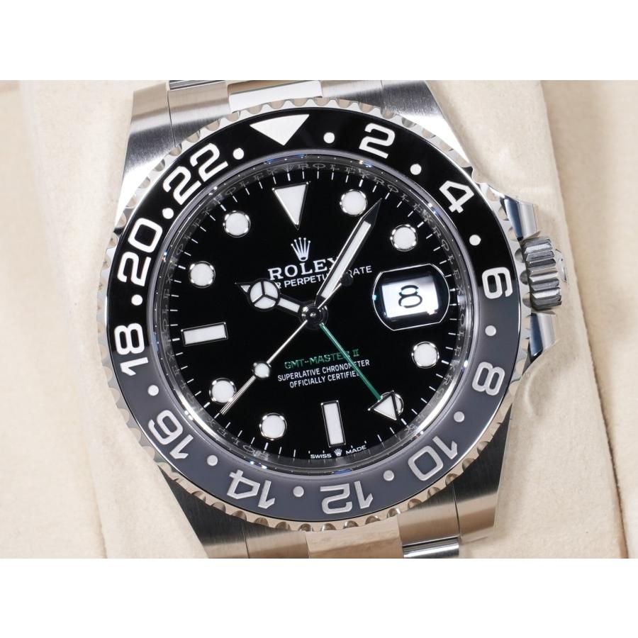 ロレックス GMTマスターII Ref.126710GRNR SS ブラック文字盤 オイスターブレスレット | GMTマスター | 02