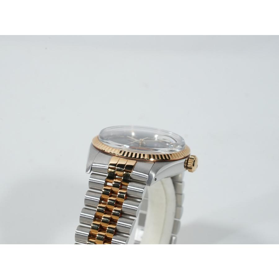 ロレックス デイトジャスト Ref.16013 ステンレススチール/イエローゴールド ブルーステラボイラーゲージ文字盤 | デイトジャスト | 05