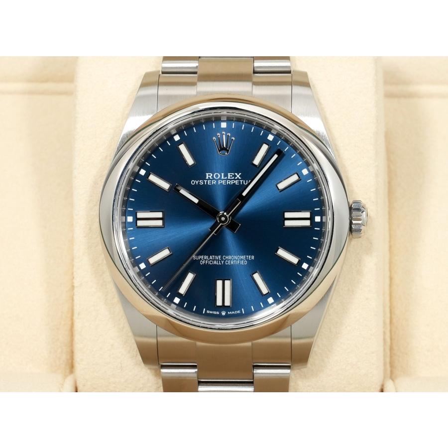 ロレックス オイスターパーペチュアル41 Ref.124300 ステンレススチール ブライトブルー文字盤 | オイスター パーペチュアル | 01