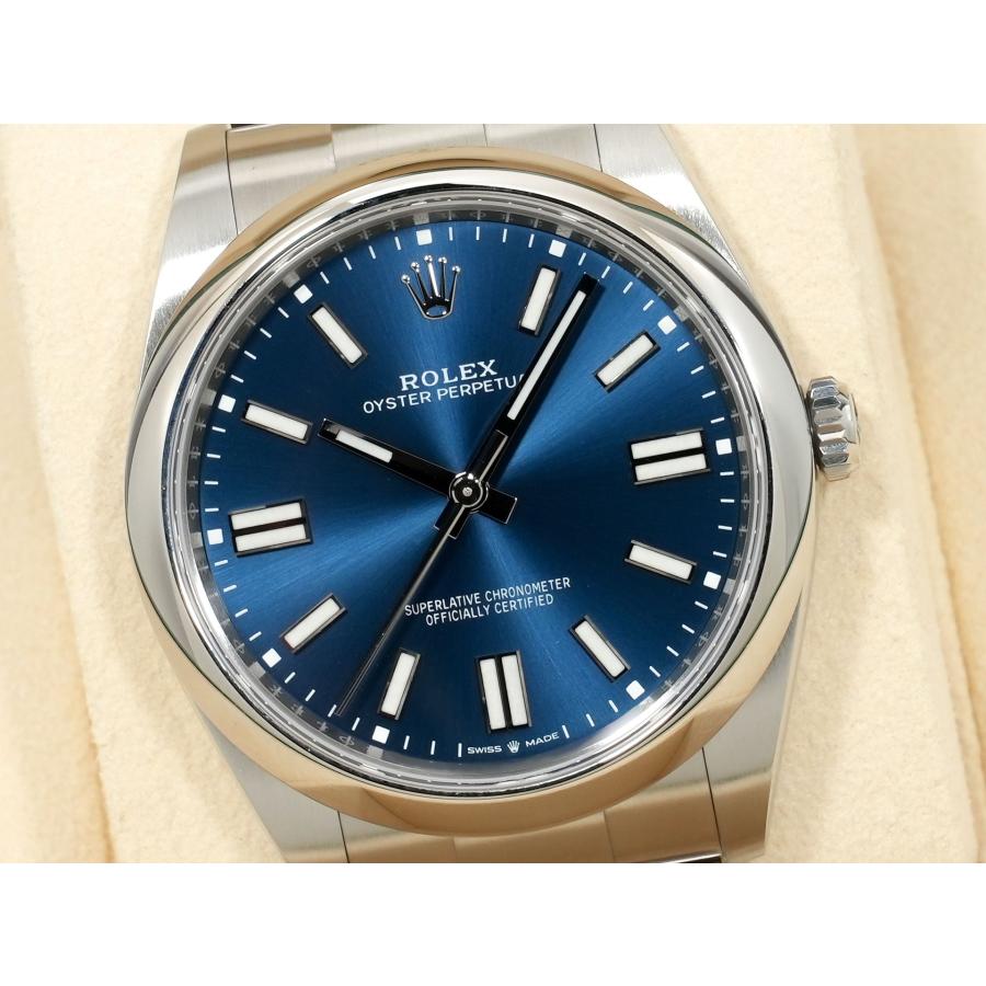 ロレックス オイスターパーペチュアル41 Ref.124300 ステンレススチール ブライトブルー文字盤 | オイスター パーペチュアル | 02