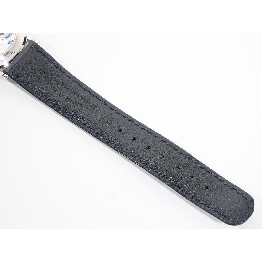 ランゲ＆ゾーネ サクソニア Ref.219.028 18KWG ブルー文字盤 |  | 10