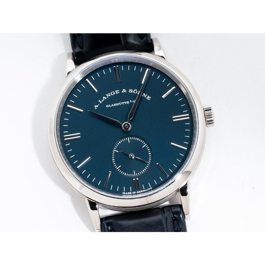ランゲ＆ゾーネ サクソニア Ref.219.028 18KWG ブルー文字盤 |  | 02