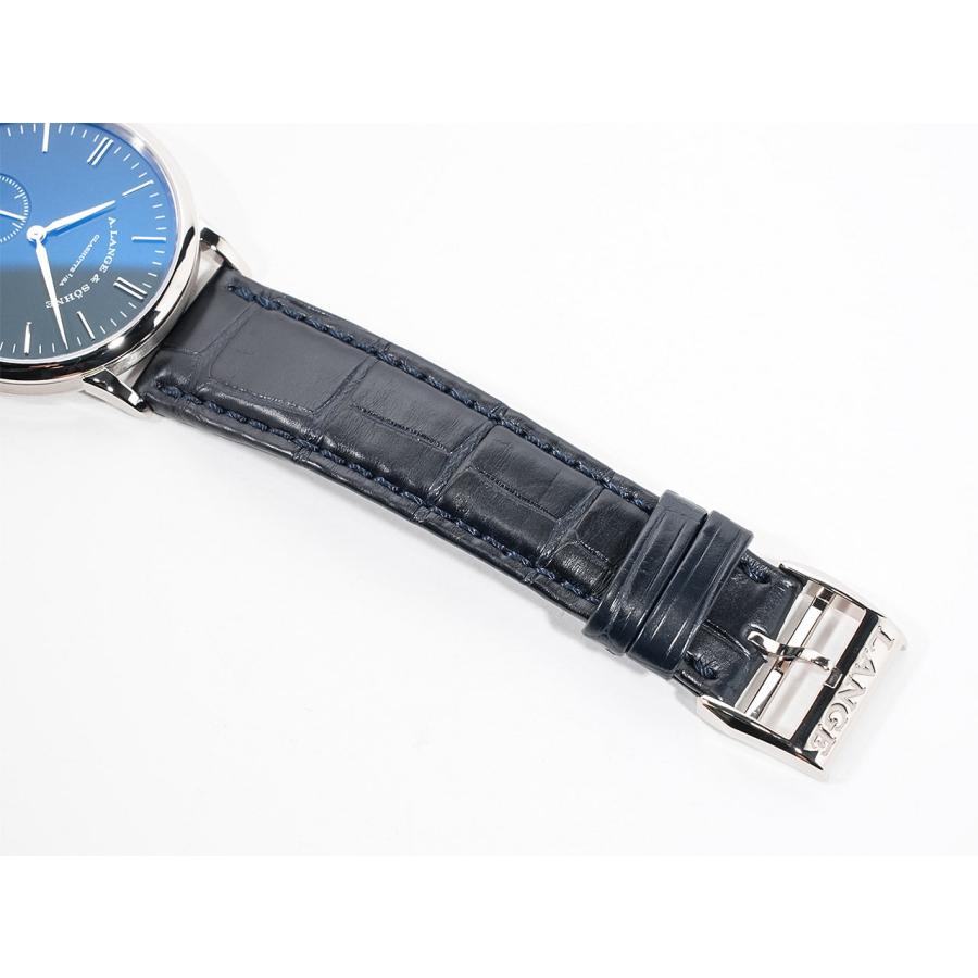 ランゲ＆ゾーネ サクソニア Ref.219.028 18KWG ブルー文字盤 |  | 07