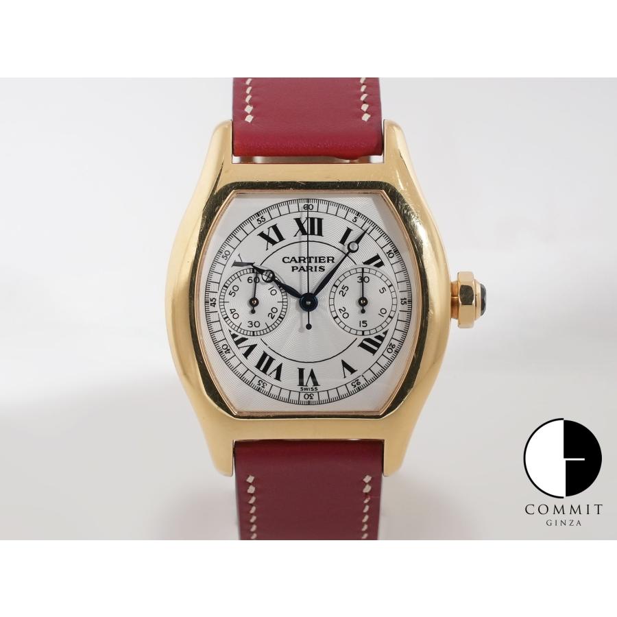 カルティエ トーチュ ワンプッシュクロノグラフ Ref.2356 18KYG ホワイト文字盤 | Cartier
