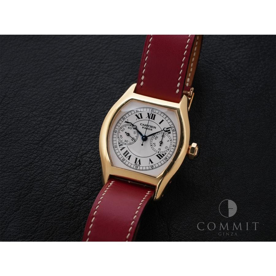 カルティエ トーチュ ワンプッシュクロノグラフ Ref.2356 18KYG ホワイト文字盤 | Cartier | 10