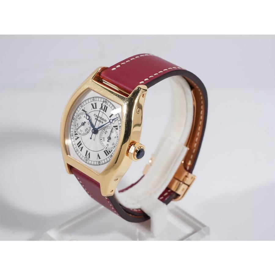 カルティエ トーチュ ワンプッシュクロノグラフ Ref.2356 18KYG ホワイト文字盤 | Cartier | 03