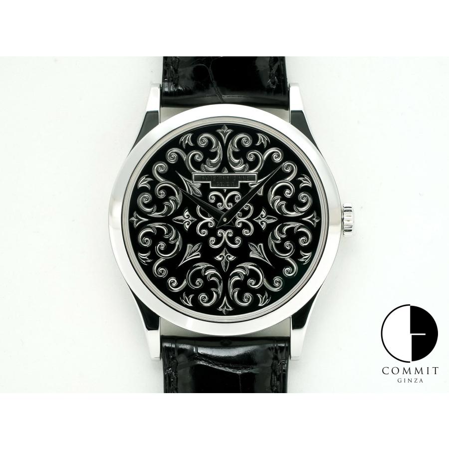 パテックフィリップ カラトラバ Ref.5088P-001 プラチナ 手彫金を施した黒七宝文字盤 | カラトラバ