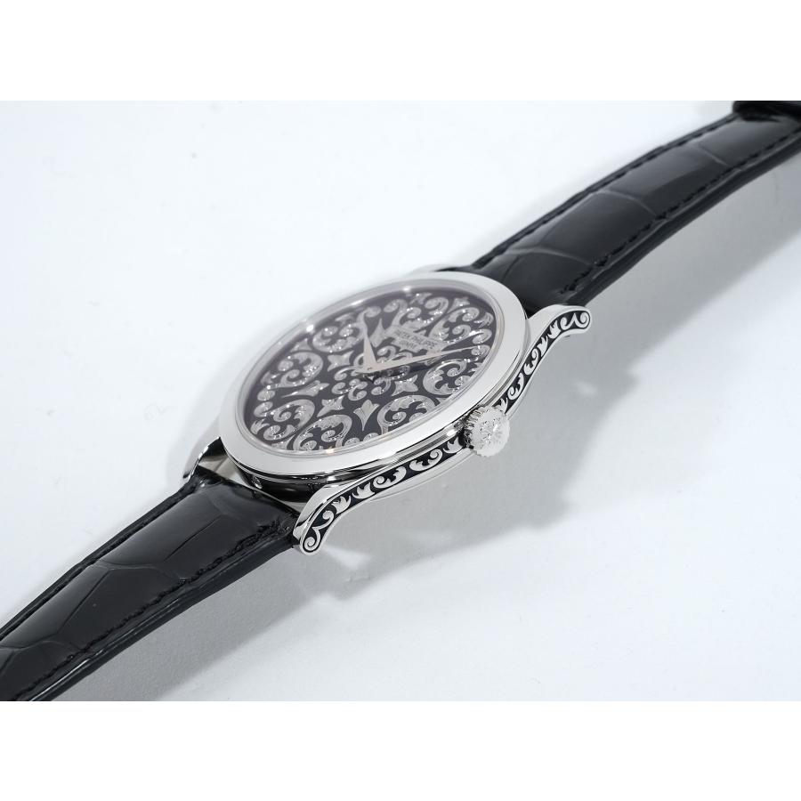 パテックフィリップ カラトラバ Ref.5088P-001 プラチナ 手彫金を施した黒七宝文字盤 | カラトラバ | 03