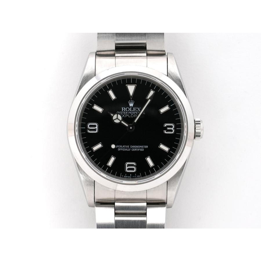 ロレックス エクスプローラーI Ref.14270 ステンレススチール ブラック文字盤 オイスターブレスレット | エクスプローラー（ROLEX） | 01