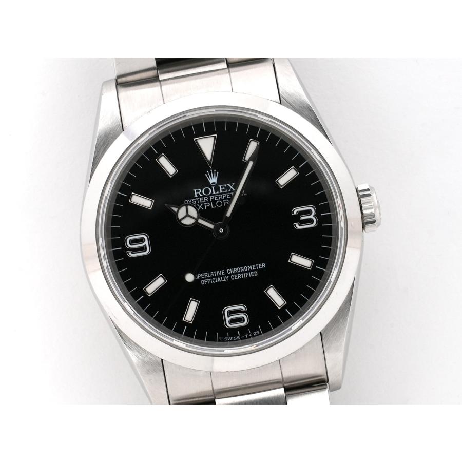 ロレックス エクスプローラーI Ref.14270 ステンレススチール ブラック文字盤 オイスターブレスレット | エクスプローラー（ROLEX） | 02