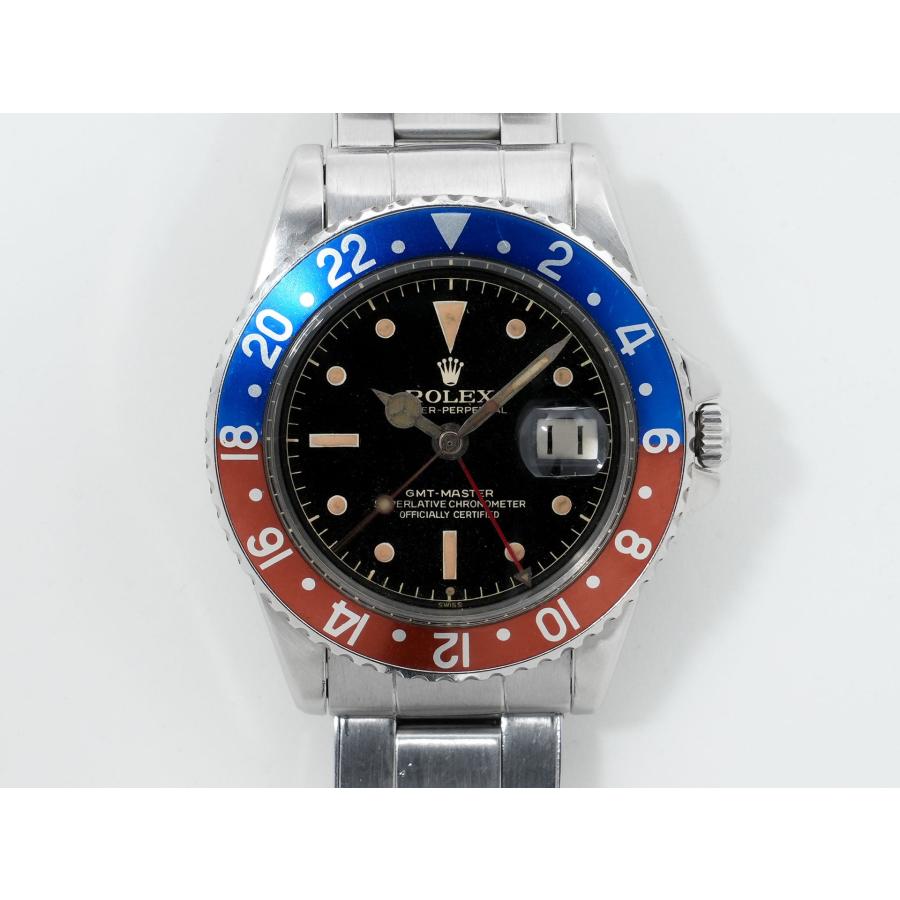 ロレックス GMTマスター Ref.1675 ステンレススチール ブラック文字盤 オイスターブレスレット | GMTマスター | 01