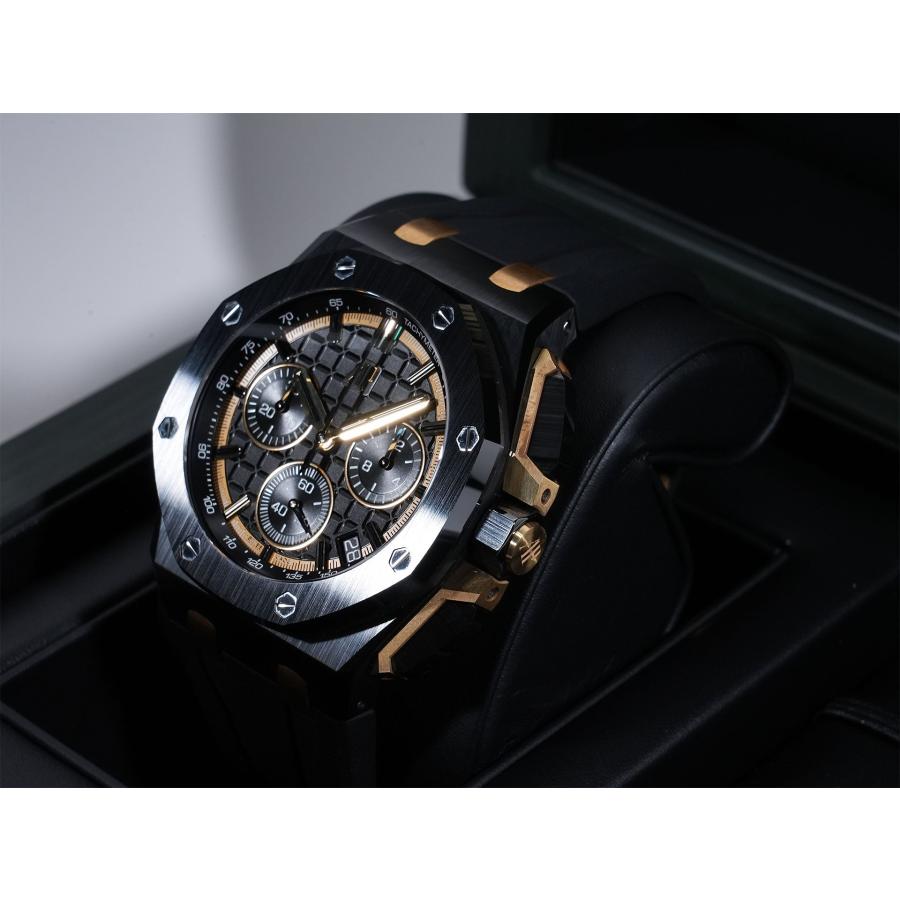 オーデマピゲ ロイヤルオーク オフショア クロノグラフ Ref.26420CE.OO.A127CR.01 CE/YG ブラック文字盤 | AUDEMARS PIGUET | 03