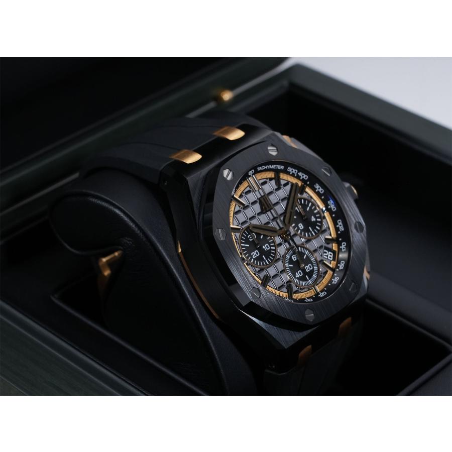 オーデマピゲ ロイヤルオーク オフショア クロノグラフ Ref.26420CE.OO.A127CR.01 CE/YG ブラック文字盤 | AUDEMARS PIGUET | 04