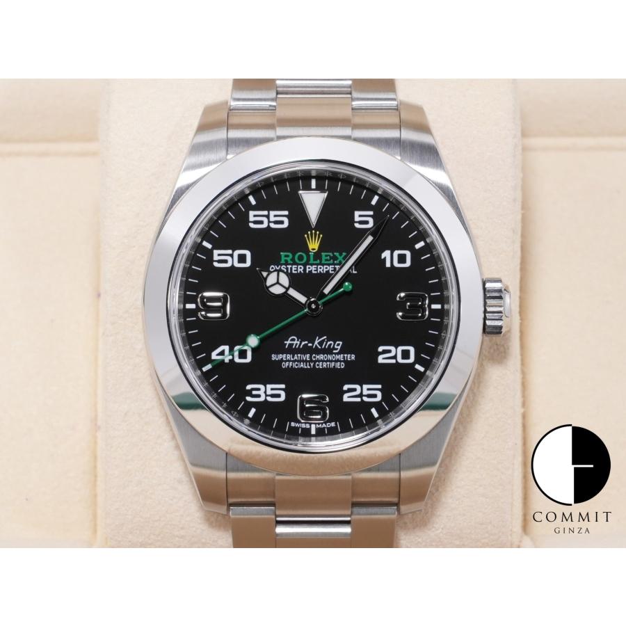 ロレックス エアキング Ref.116900 ステンレススチール ブラック文字盤 | エアキング