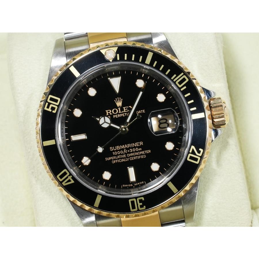 ロレックス サブマリーナー デイト Ref.16613LN ステンレススチール/イエローゴールド ブラック文字盤 | サブマリーナー | 02