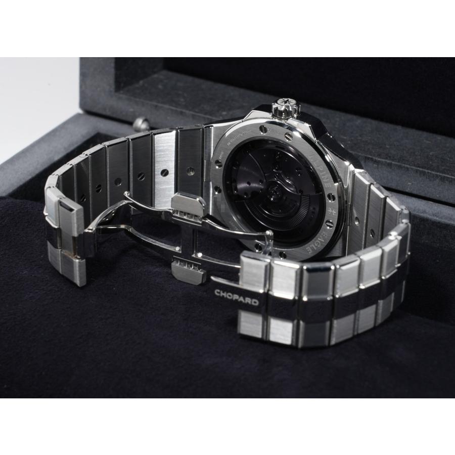 ショパール アルパイン イーグル 41 SHIKKOKU Ref.298600-3021 LUCENT STEEL ブラック文字盤 | ショパール L.U.C | 07