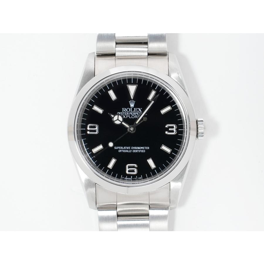 ロレックス エクスプローラーI Ref.14270 ステンレススチール ブラック文字盤 オイスターブレスレット | エクスプローラー（ROLEX） | 01