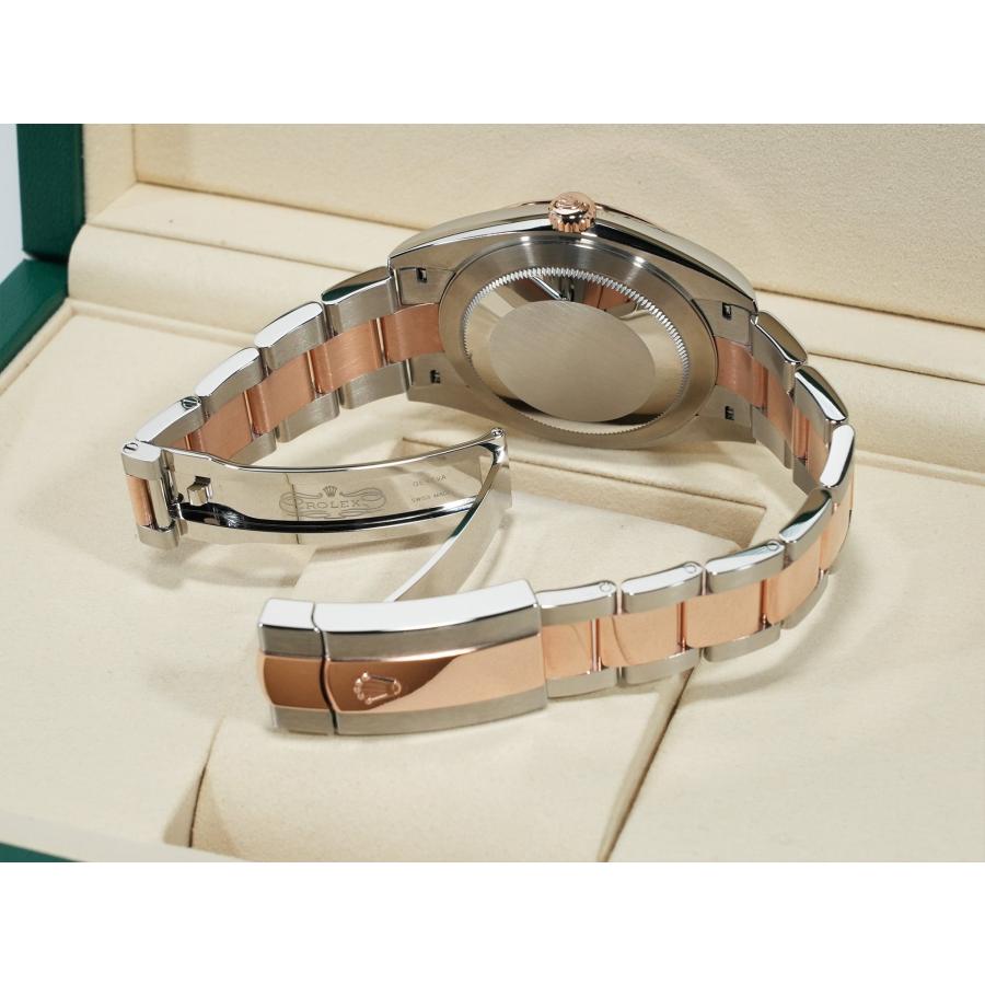 ロレックス デイトジャスト41 Ref.126301 ステンレススチール/エバーローズゴールド チョコレート文字盤 オイスターブレスレット | デイトジャスト | 06