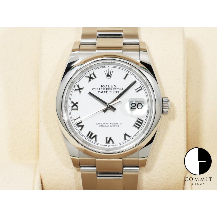 ロレックス デイトジャスト36 Ref.126200 ステンレススチール ホワイト文字盤 オイスターブレスレット | デイトジャスト