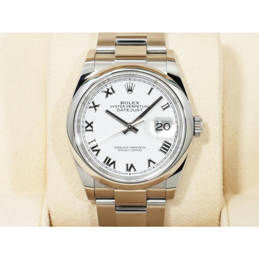 ロレックス デイトジャスト36 Ref.126200 ステンレススチール ホワイト文字盤 オイスターブレスレット | デイトジャスト | 01