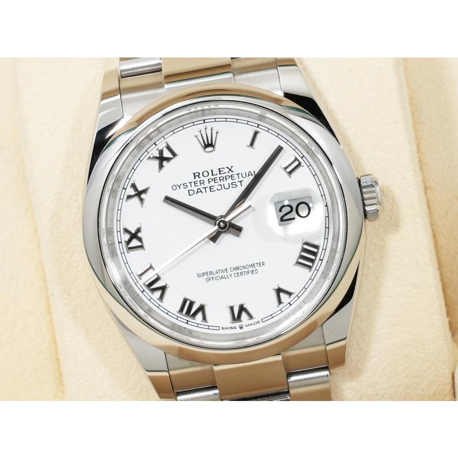 ロレックス デイトジャスト36 Ref.126200 ステンレススチール ホワイト文字盤 オイスターブレスレット | デイトジャスト | 02