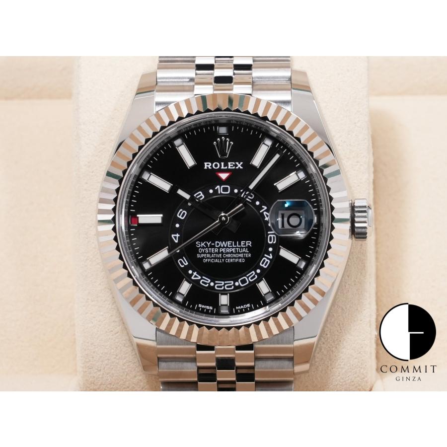 ロレックス スカイドゥエラー Ref.326934 SS/WG ブラック文字盤 ジュビリーブレスレット | スカイドゥエラー