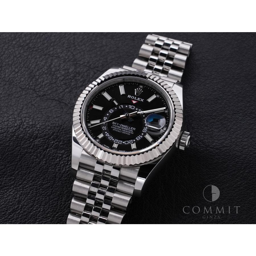 ロレックス スカイドゥエラー Ref.326934 SS/WG ブラック文字盤 ジュビリーブレスレット | スカイドゥエラー | 10