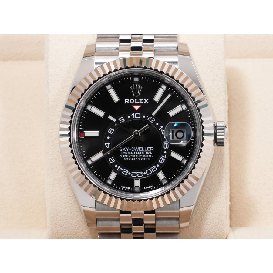 ロレックス スカイドゥエラー Ref.326934 SS/WG ブラック文字盤 ジュビリーブレスレット | スカイドゥエラー | 01