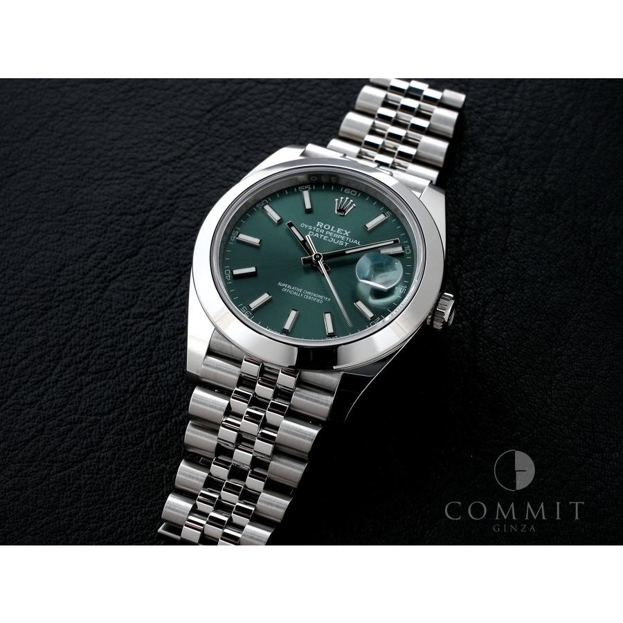ロレックス デイトジャスト41 Ref.126300 SS ミントグリーン文字盤 | デイトジャスト | 10
