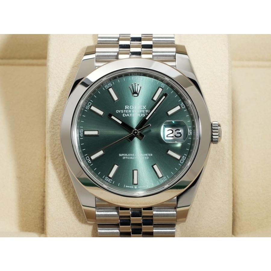ロレックス デイトジャスト41 Ref.126300 SS ミントグリーン文字盤 | デイトジャスト | 01