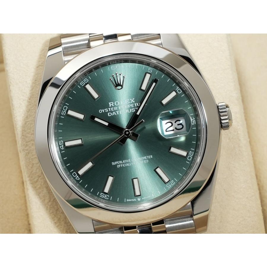 ロレックス デイトジャスト41 Ref.126300 SS ミントグリーン文字盤 | デイトジャスト | 02