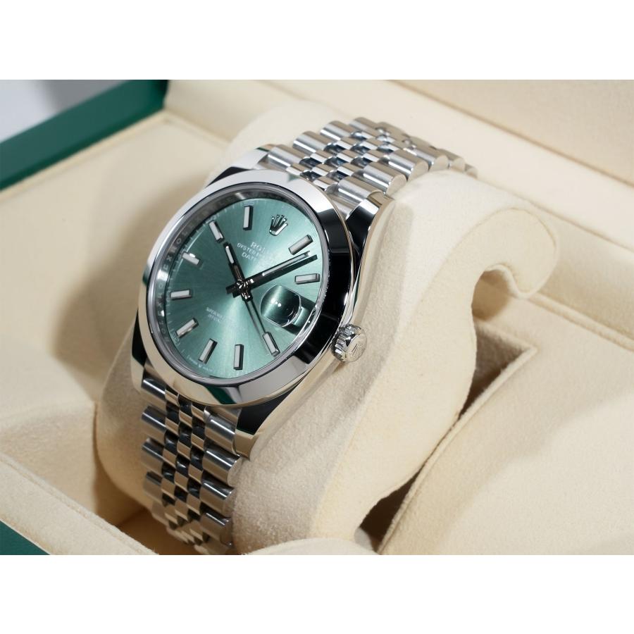 ロレックス デイトジャスト41 Ref.126300 SS ミントグリーン文字盤 | デイトジャスト | 03