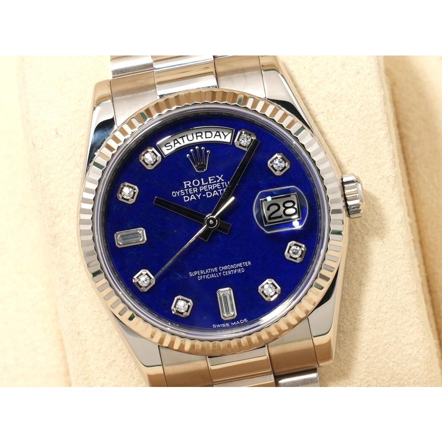 ロレックス デイデイト36 Ref.118239 ホワイトゴールド ラピスラズリ10Pダイヤ文字盤 | デイデイト | 02