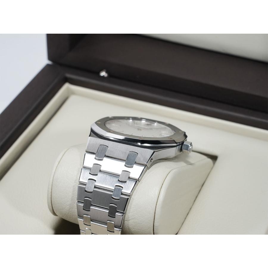 オーデマピゲ ロイヤルオーク ジャンボ エクストラ シン Ref.15202ST.O.0944ST ステンレススチール ホワイト文字盤 | ロイヤルオーク | 05