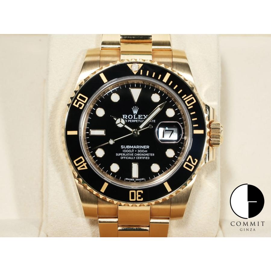 ロレックス サブマリーナー デイト Ref.116618LN イエローゴールド ブラック文字盤 | サブマリーナー